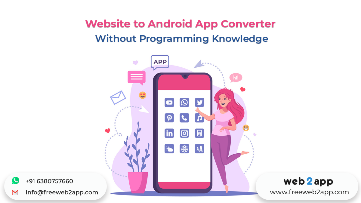 Website to Android App Converter Without Programming Knowledge - Freeweb2app