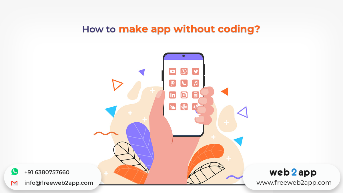 How to Make App Without Coding - Freeweb2app