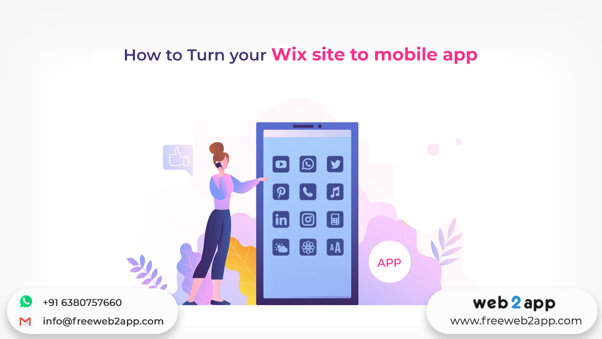 How to Turn your Wix site to mobile app - Freeweb2app