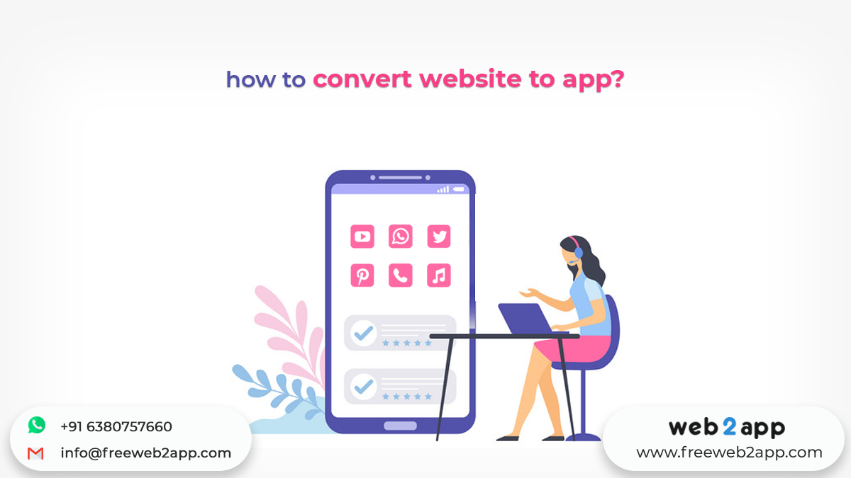 how to convert website to app - Freeweb2app