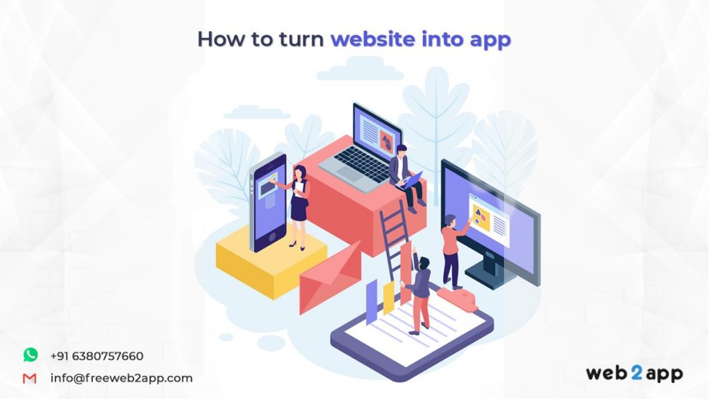 how to turn website into app-freeweb2app