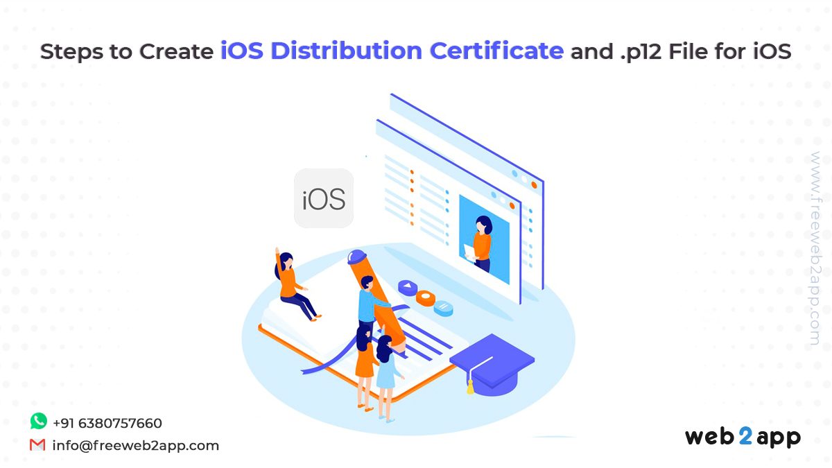 Steps to Create iOS Distribution Certificate and .p12 File for iOS