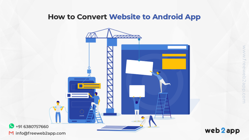 how to convert website to android app