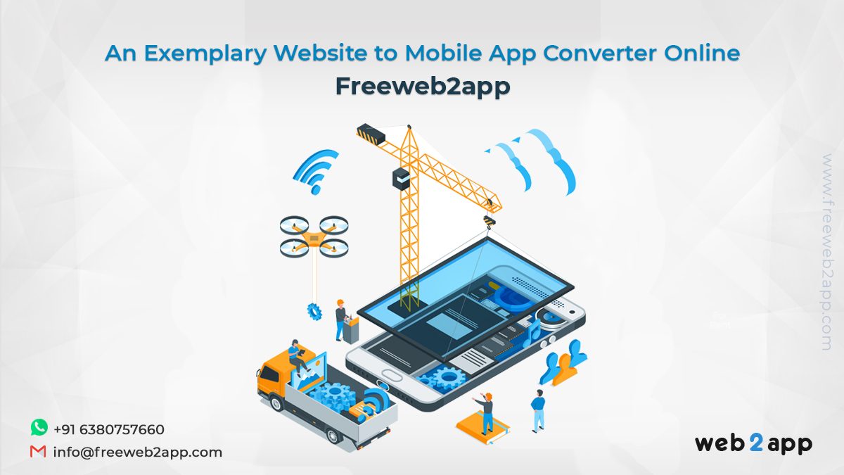 An Exemplary Website to Mobile App Converter Online - Freeweb2app