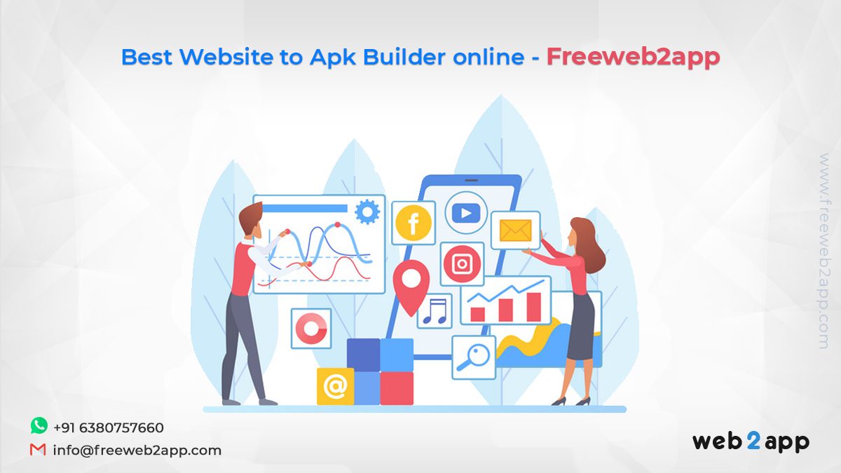 Best Website to Apk Builder online - Freeweb2app