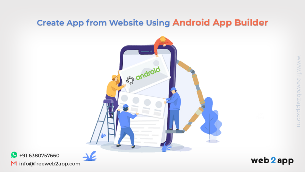 Create App From Website Using Android App Builder-freeweb2app
