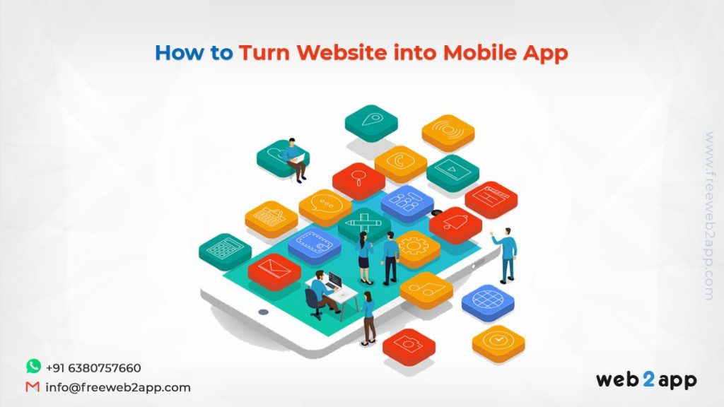How to Turn Website into Mobile App-freeweb2app