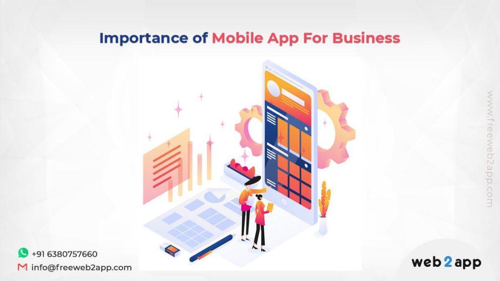 Importance of Mobile App For Business-freeweb2app