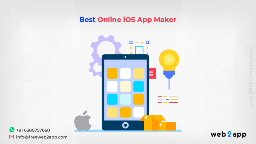 Best Online iOS App Maker-freeweb2app