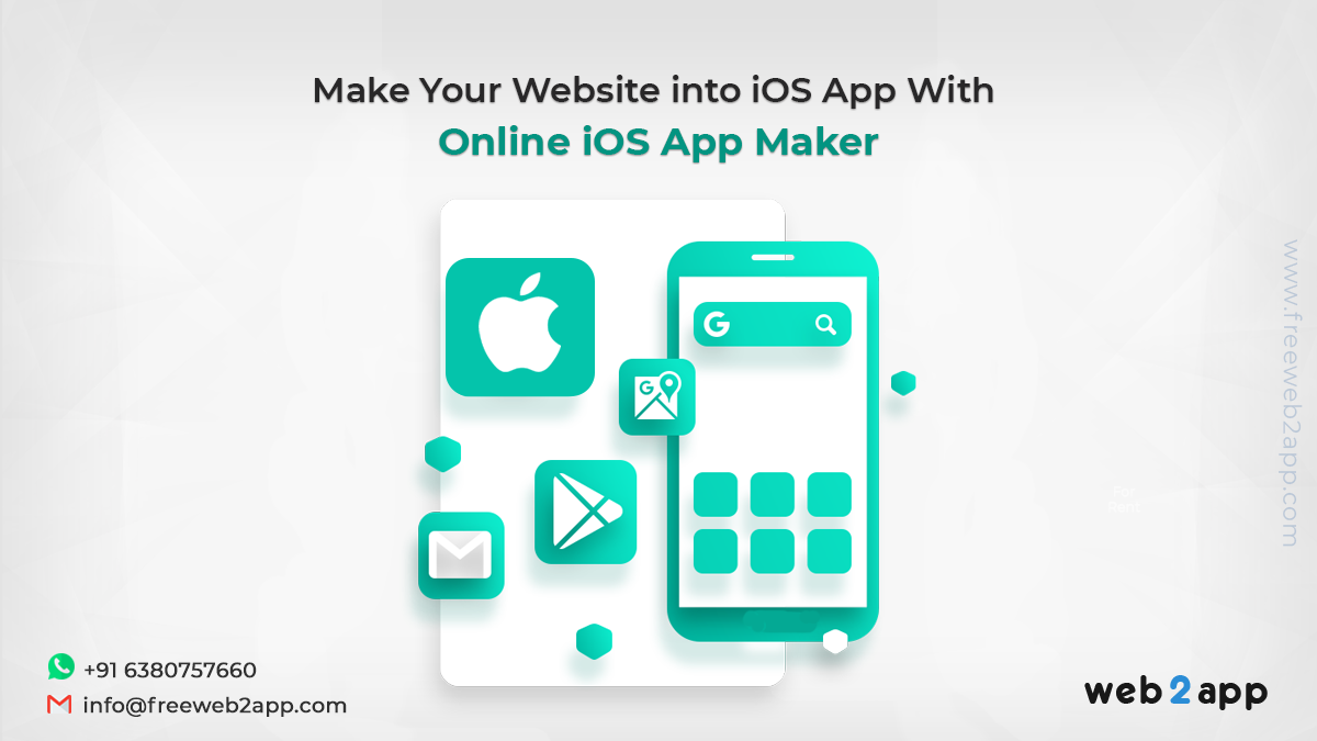 Make Your Website into iOS App with Online iOS App Maker-freeweb2app