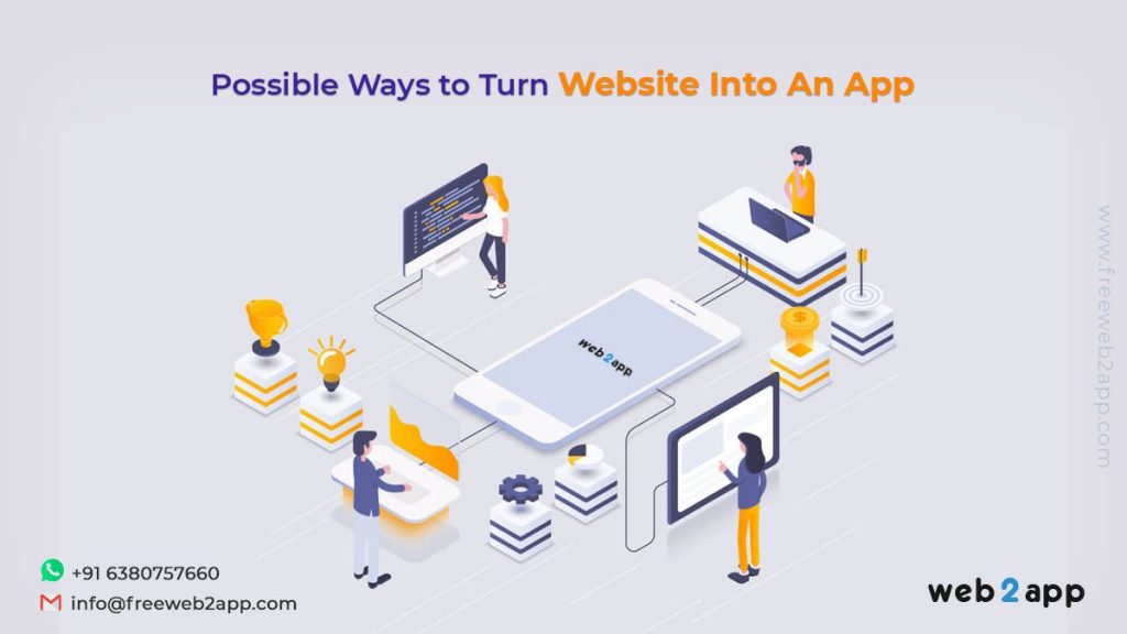 Possible Ways to Turn Website into an App - Freeweb2app