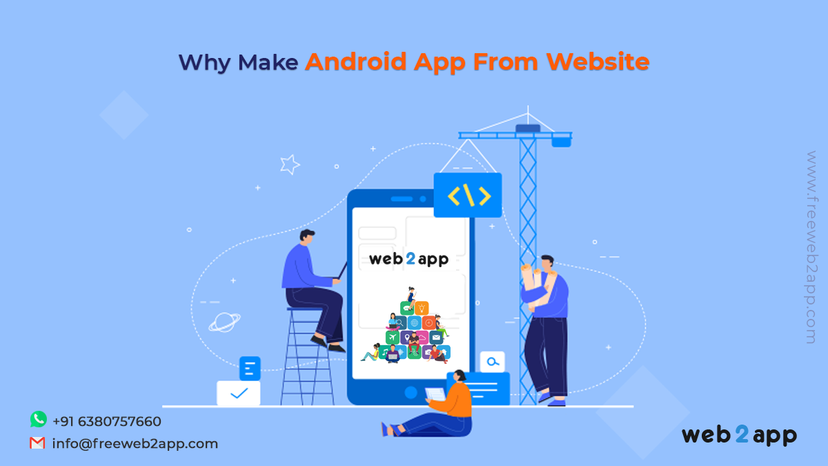 How to Make Android App from Website Using Freeweb2app