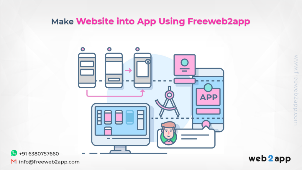 Make Website Into App Using Freeweb2app
