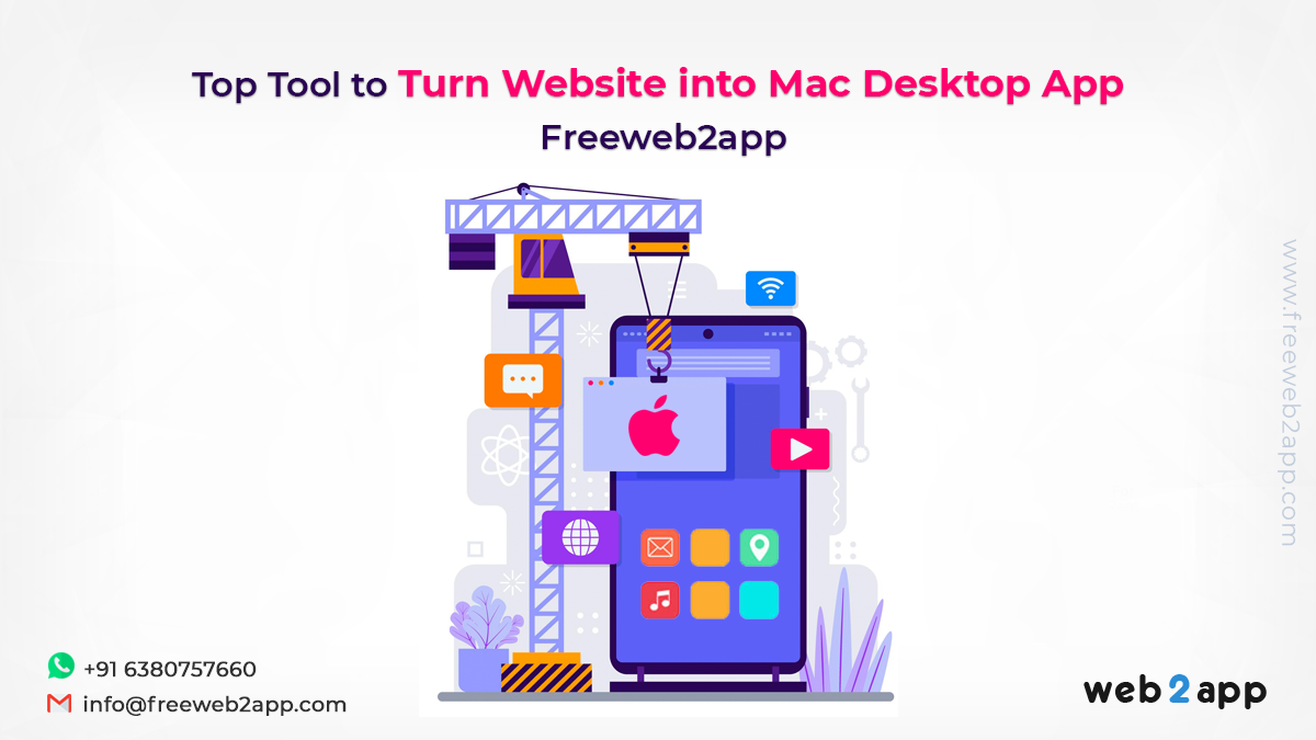 Top Tool to Turn Website into Mac Desktop App Freeweb2app