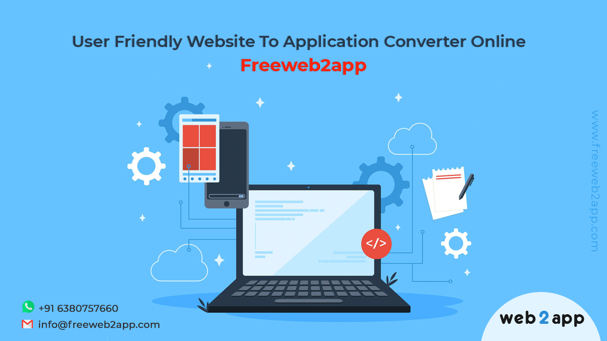User Friendly Website To Application Converter Online - Freeweb2app
