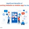 Significant Benefits of Converting Website to Mobile App For Startup - freeweb2app