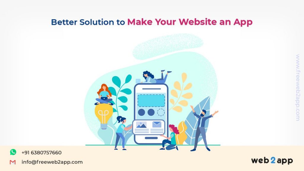 Better Solution to Make Your Website an App - Freeweb2app