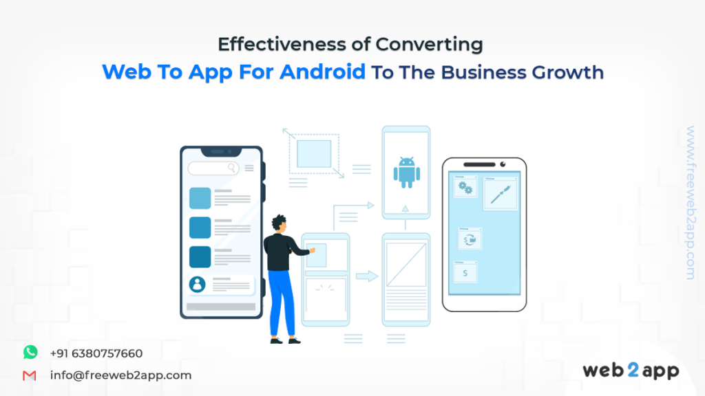 Effectiveness of Converting Web To App For Android To The Business Growth - Freeweb2app
