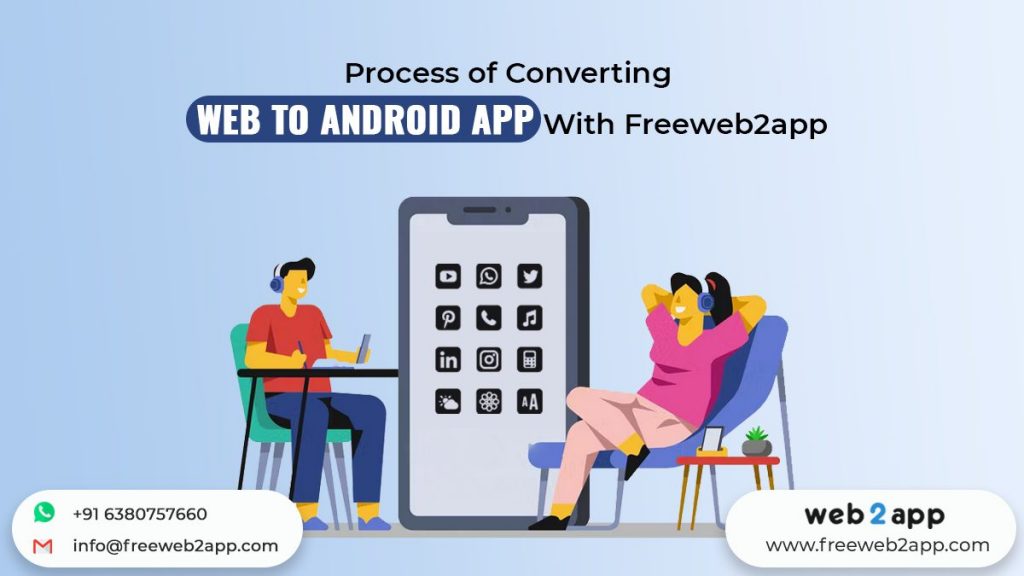 Process of Converting Web To Android App With Freeweb2app