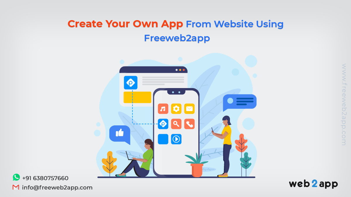 Create Your Own App from Website Using Freeweb2app » Convert Website to